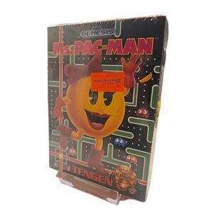 Ms. Pac-Man (Sega Genesis, 1991) Authentic Game Cartridge, Factory Sealed